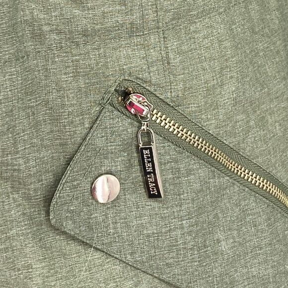 Ellen Tracy Water Repellent Hooded Anorak Jacket M - Picture 6 of 12